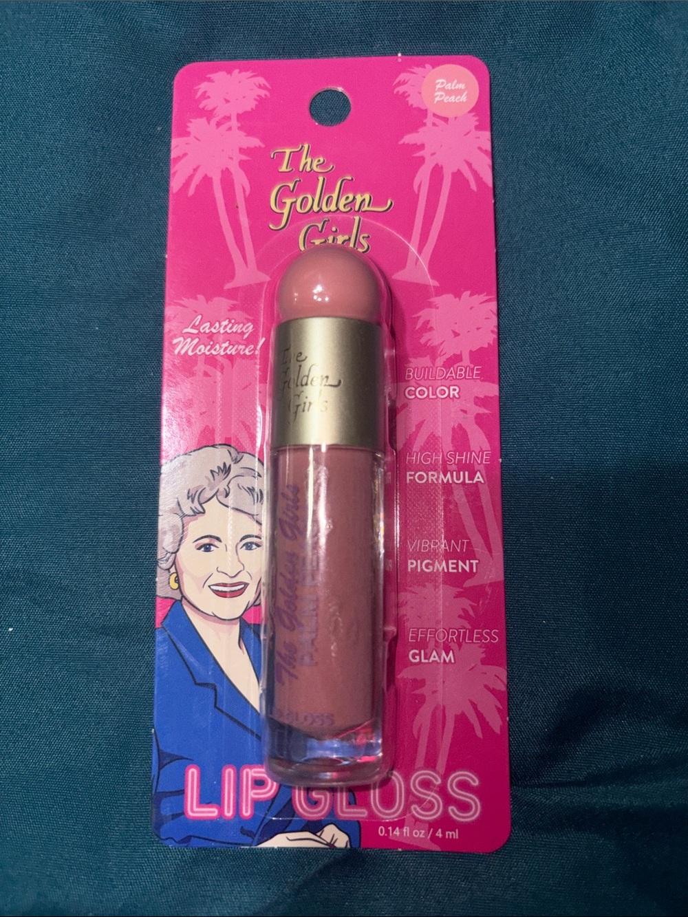 Golden Girls - Rose - Palm Peach Pink Lip Gloss — Hydrating Shine